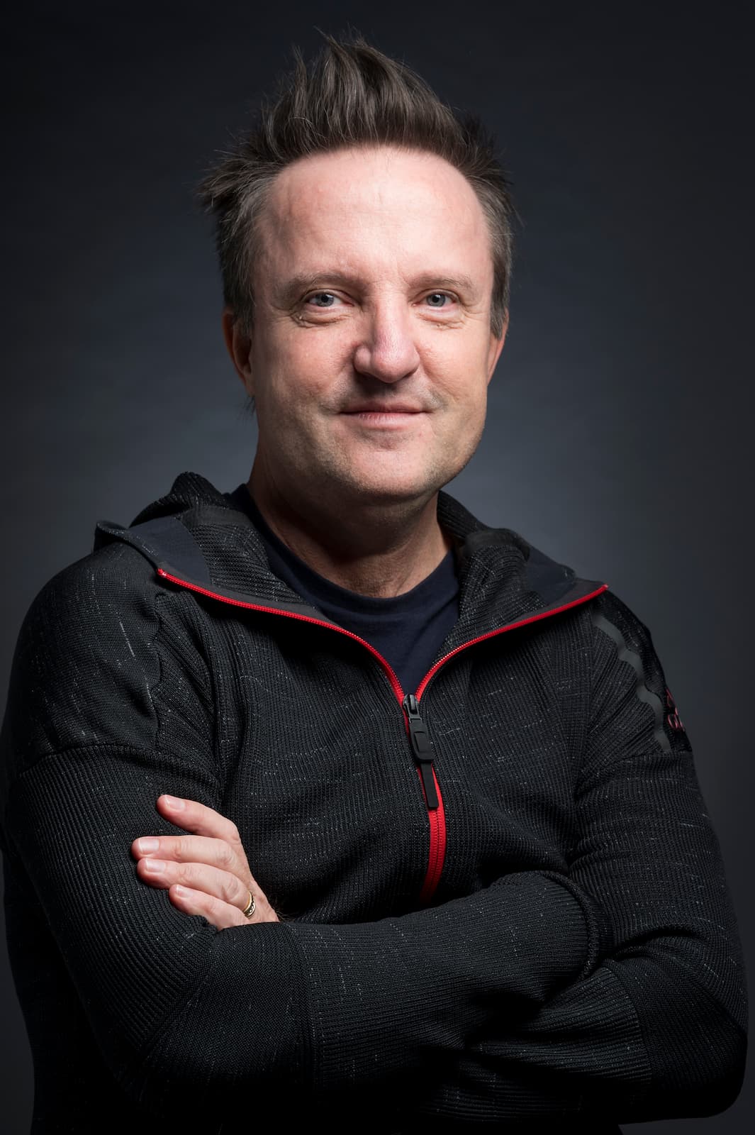 Tommy Lentsch smiling commercial look